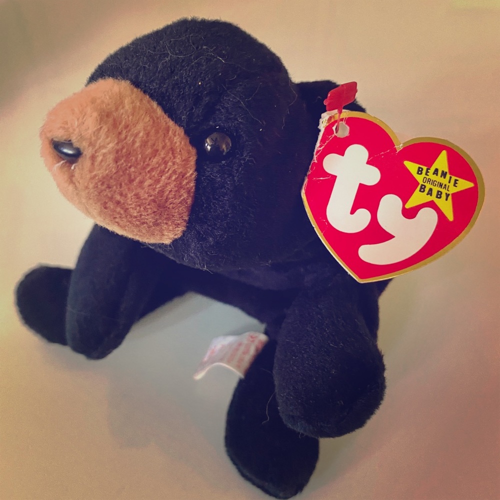 “Blackie” Beanie Baby